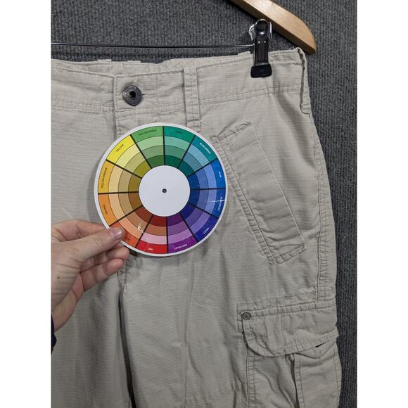 Express Cargo Shorts Mens 30x13 Ripstop Baggy Y2K Skater Street - Picture 3 of 9